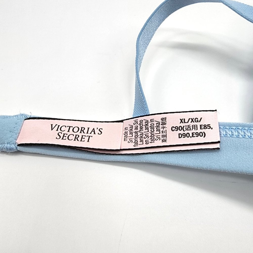 Victoria's Secret Light Blue Scalloped Bralette XL - Picture 6 of 7